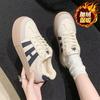 Retro velvet warm moral training shoes women's winter new thick-soled versatile casual sports board shoes