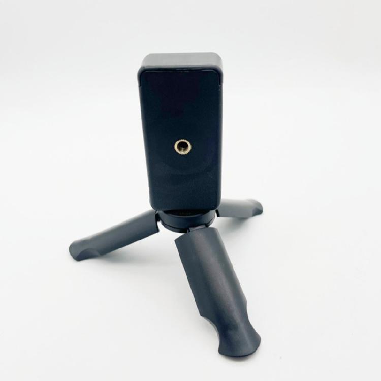 Slip proof Rubberized Phone Clamp Tripod For Action Cameras Adjustable Grip Outdoor Photography Video Recording