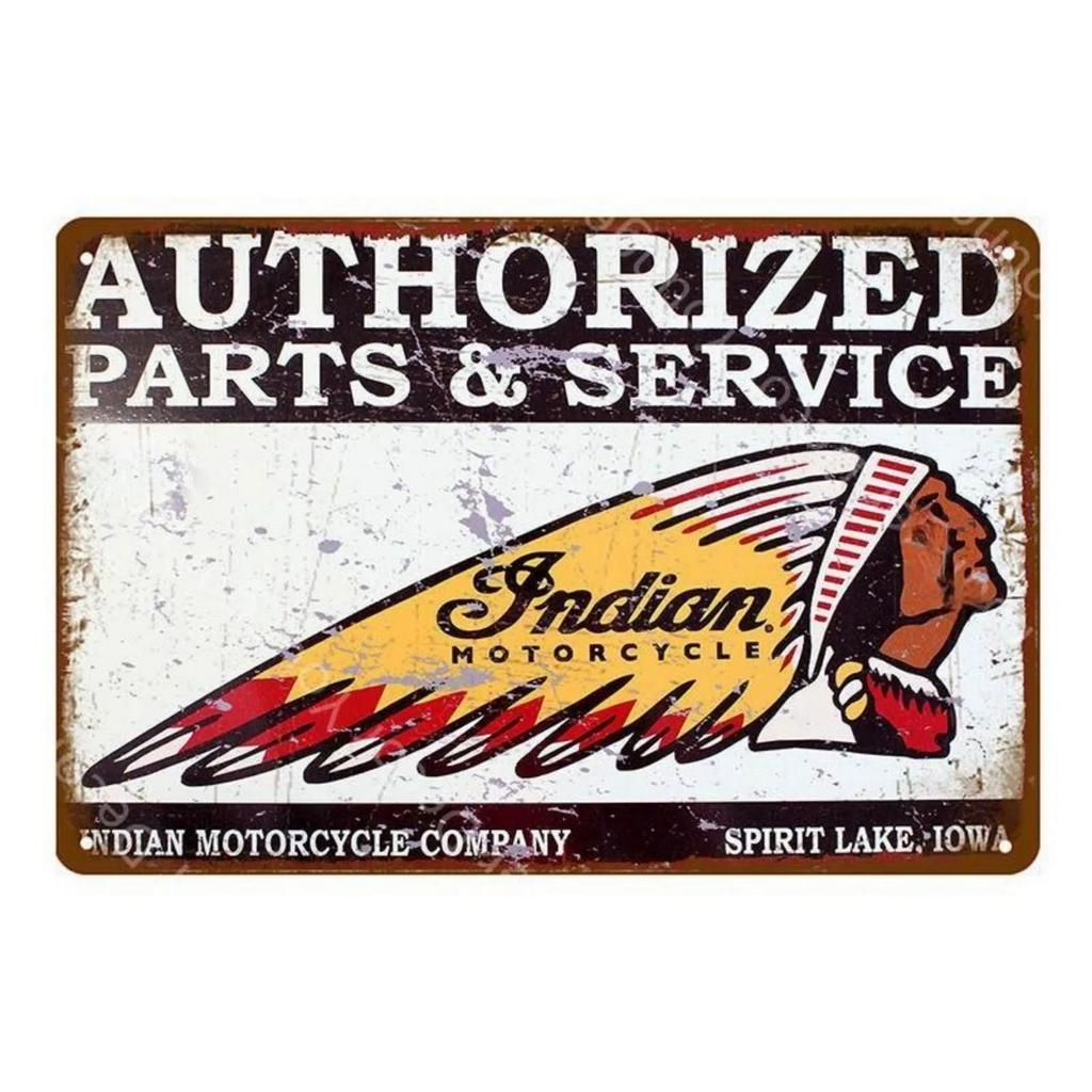 Metal Tin Signs American Motorcycles Wall Decoration Plaque Vintage Poster Iron Painting for Man Cave Home Cafe Garden Club Bar
