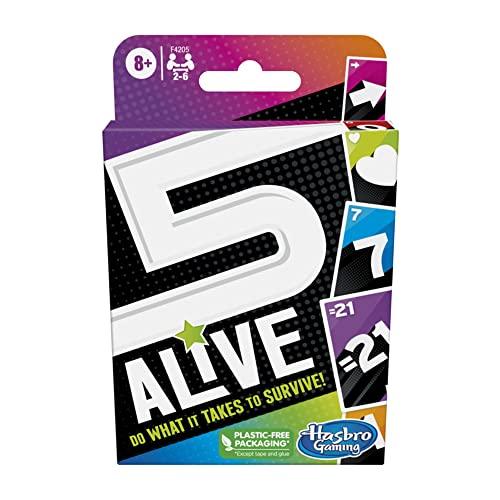 

Hasbro Gaming 5 Alive, Fast-Paced Game for Kids and Families, Family Quick Card