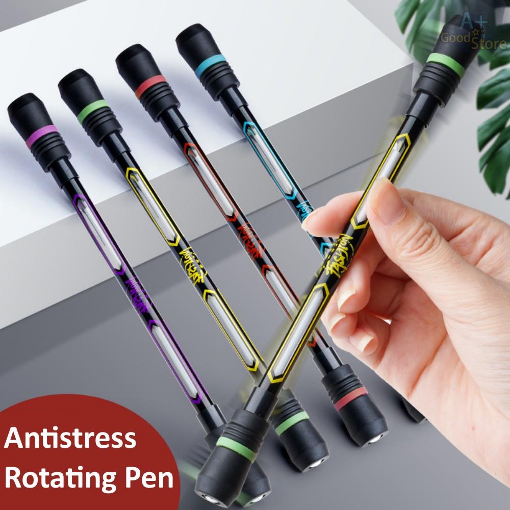 Lustiger drehender Stift für Erwachsene Antistress drehender Stift Spielzeug für Schüler Kinder Drehspiel Hand Spinner Stift Stressabbau Geschenke