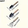 1/3PCS Metal Mini Gardening Tool Kit Hand Tools Kit For Gardening Metal Mini Spade Rake Home Potting Plant Care Accessories Set