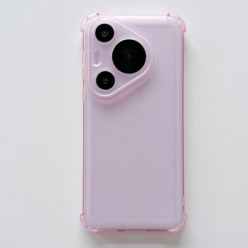 Shockproof Matte Soft Case For Huawei Pura 80 70 P60 P40 P30 Mate 70 60 50 40 Pro Plus Silicone Translucent Candy Color Shell