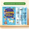 Children's Literacy & Learning Book: Magic Sticker Game & Character Cards for Ages 3-6