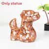 Resin Animal Figurine Home Decor With Natural Crystal For Office And Gift Ideas