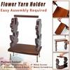 Yarn Holder For Crocheting Yarn Storage Organizer Spinner Holder Wooden Spindle Dispenser Rack Stand Art Craft Tool For Women