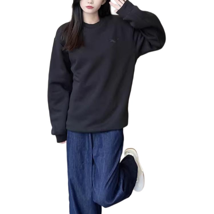 Puma Better Essentials Elevated Rundhals Solid Outdoor Casual Sport Pullover Langarm Sweatshirt Herren Sweatshirt Schwarz 674081-01