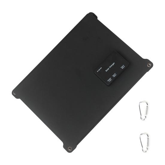 Solar Panel Portable Phone Charger 21W High-Efficiency Output Overvoltage Protection Foldable Single Crystal Silicon Solar Panel Charger