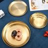 ZISIZ Korean Stainless Steel Round Plate