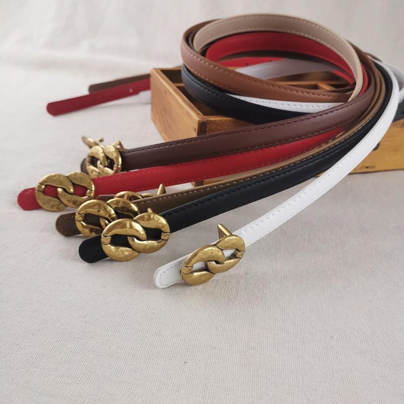 Genuine Leather Womens Waist Belt For Dresses And Coats With Silver Alloy Buckle For Casual And Office Wear