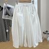 Plus Size Women's Wide-Leg Mid-Length 7-Point Skirt Pants - Extra Large 300 Jin 2