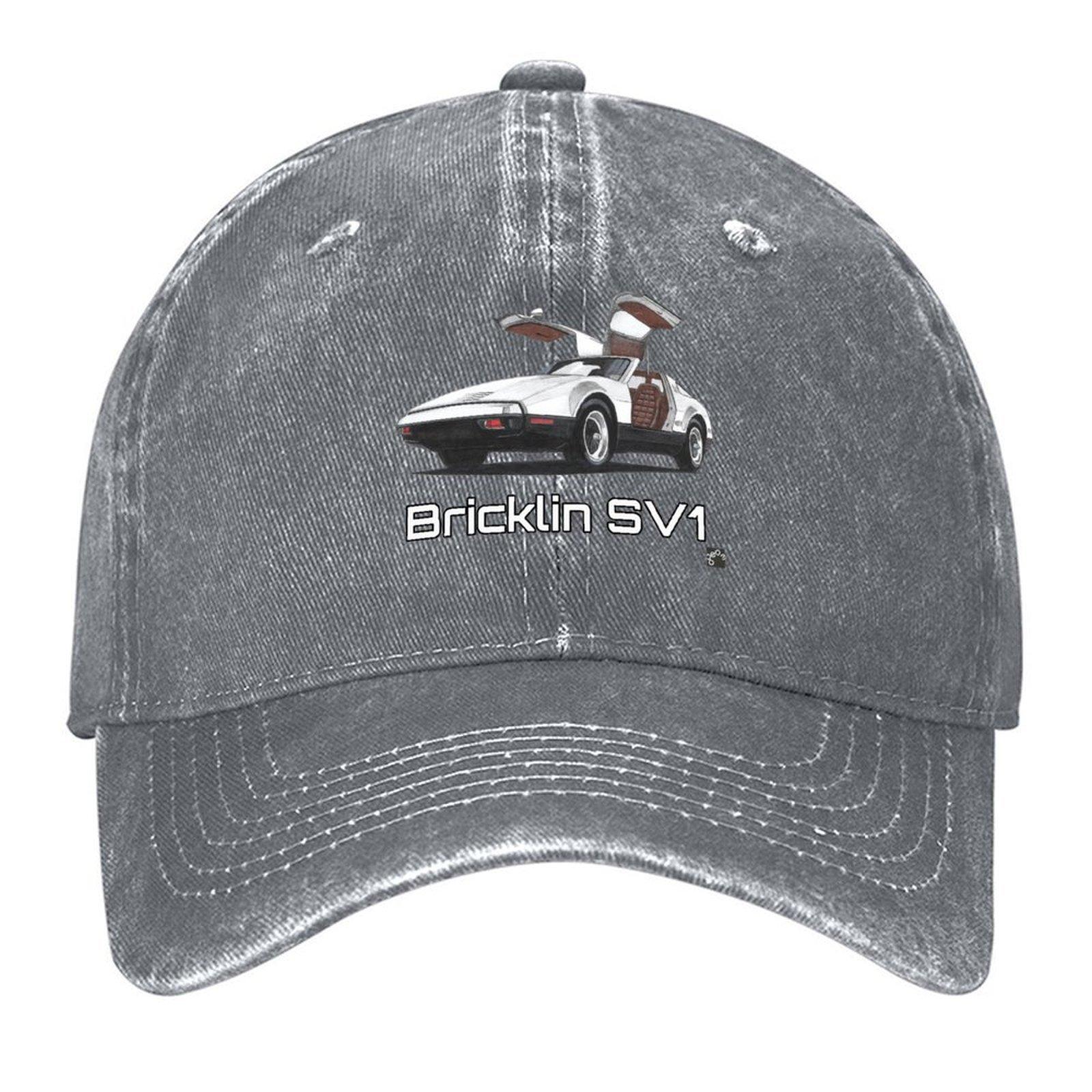Geo3Doodles Bricklin SV1 Text Doodle Baseball Cap beach hat Snapback Cap Big Size Hat Male hat Woman Mens