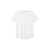 T Shirts Women's White Crew Neck Moderate (Unisex) T-Shirts AJ8122 100