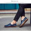 Men's Leather Casual Loafers Shoe Wedding Dress Shoes New Big Size Moccasins Shoes