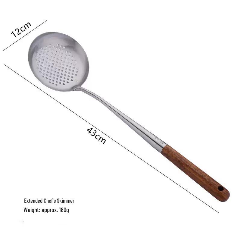 

ZISIZ 304 Stainless Steel Wok & Cooking Utensils