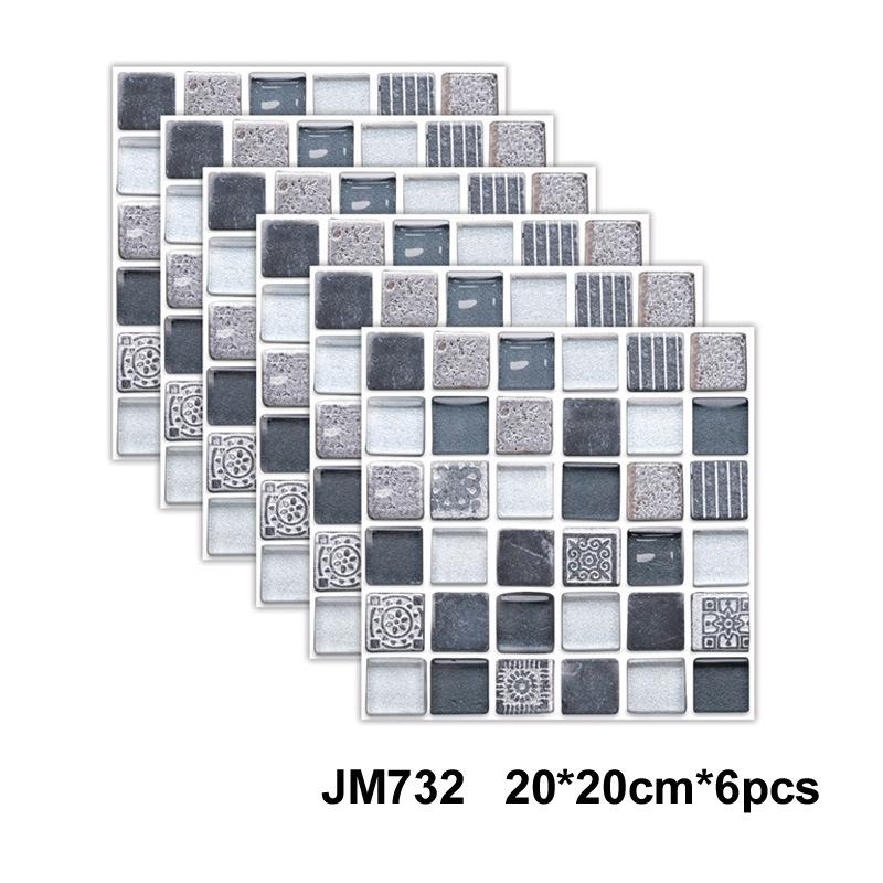 Self-Adhesive Marble Wall Tiles - Waterproof Stickers for Kitchen Backsplashes, Bathrooms, Living Rooms, Easy to Install and Rem