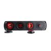 4 Holes Switch Panel Dual USB LED Port 12V Power Socket Digital Thermometer Voltmeter  for Boat Car Truck