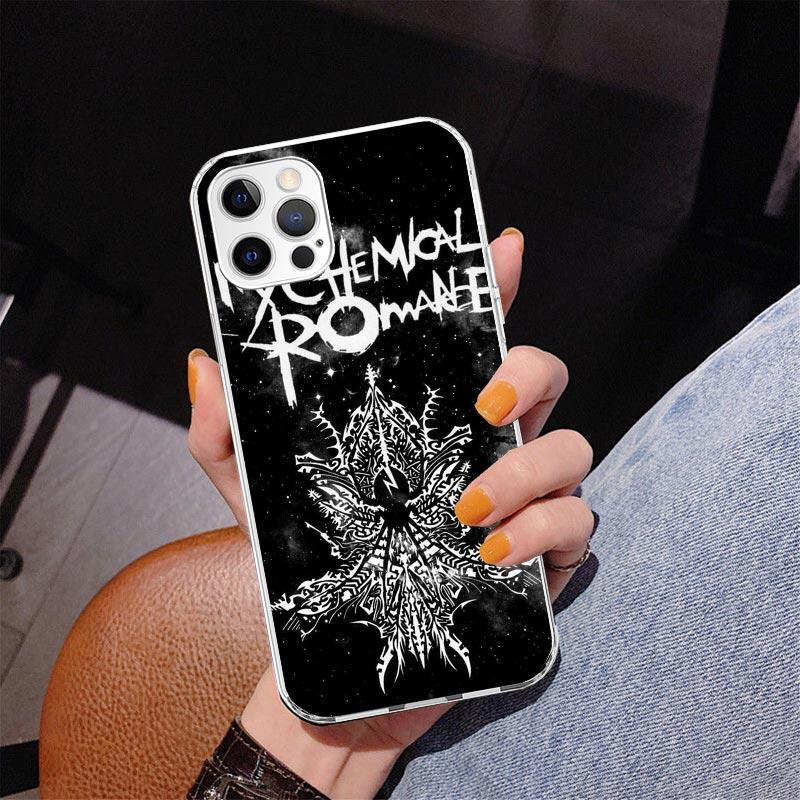 My Chemical Romance MCR Phone Case For iPhone 13 12 Mini 11 Pro Max XS XR X SE 7 8 Plus 5S 5 6S 6 Gift Print Cover Fundas