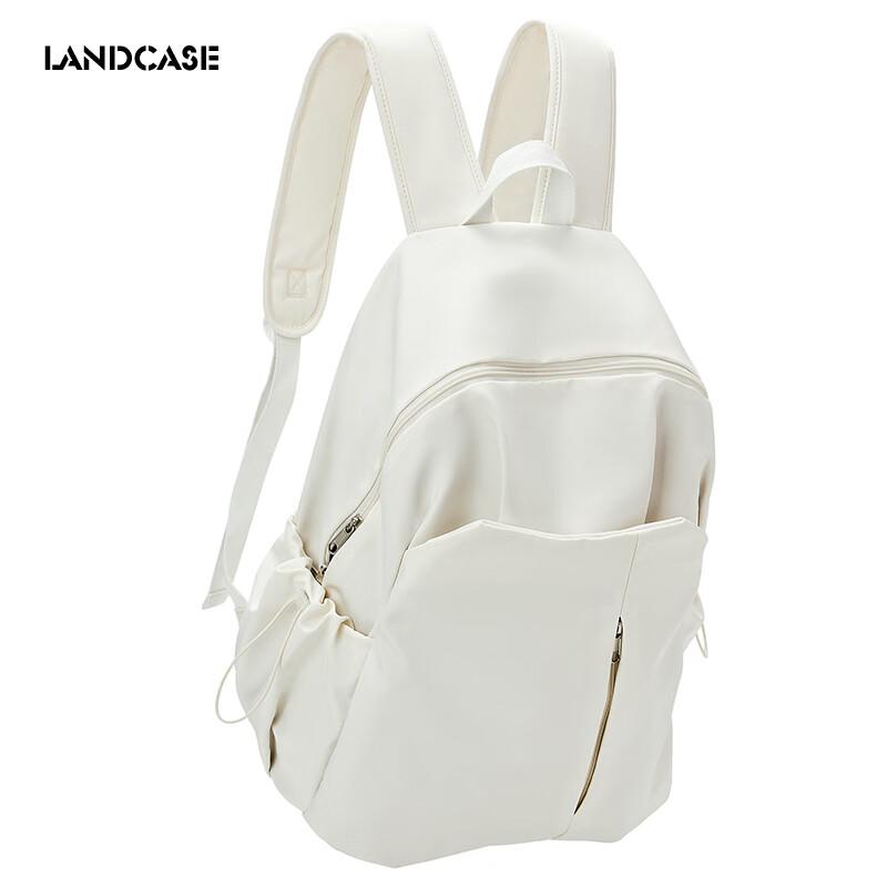Landcase Backpack for Middle School Girls, Simple Double Shoulder Bag for High School And College Students,