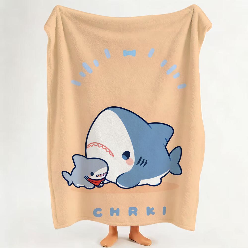 Toy S Shark S Stuffed A Animal Throw Flannel Throw Blanket Suitable for Sofa Living Room Bedroom