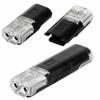 10pcs 2p Spring Connector wire with no welding no screws Quick Connector cable clamp Terminal Block 2 Way Easy Fit for led strip