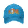 Pure Color Dad Hats King Of Pirates Womens Hat Sun Visor Baseball Caps One Piece Peaked Cap