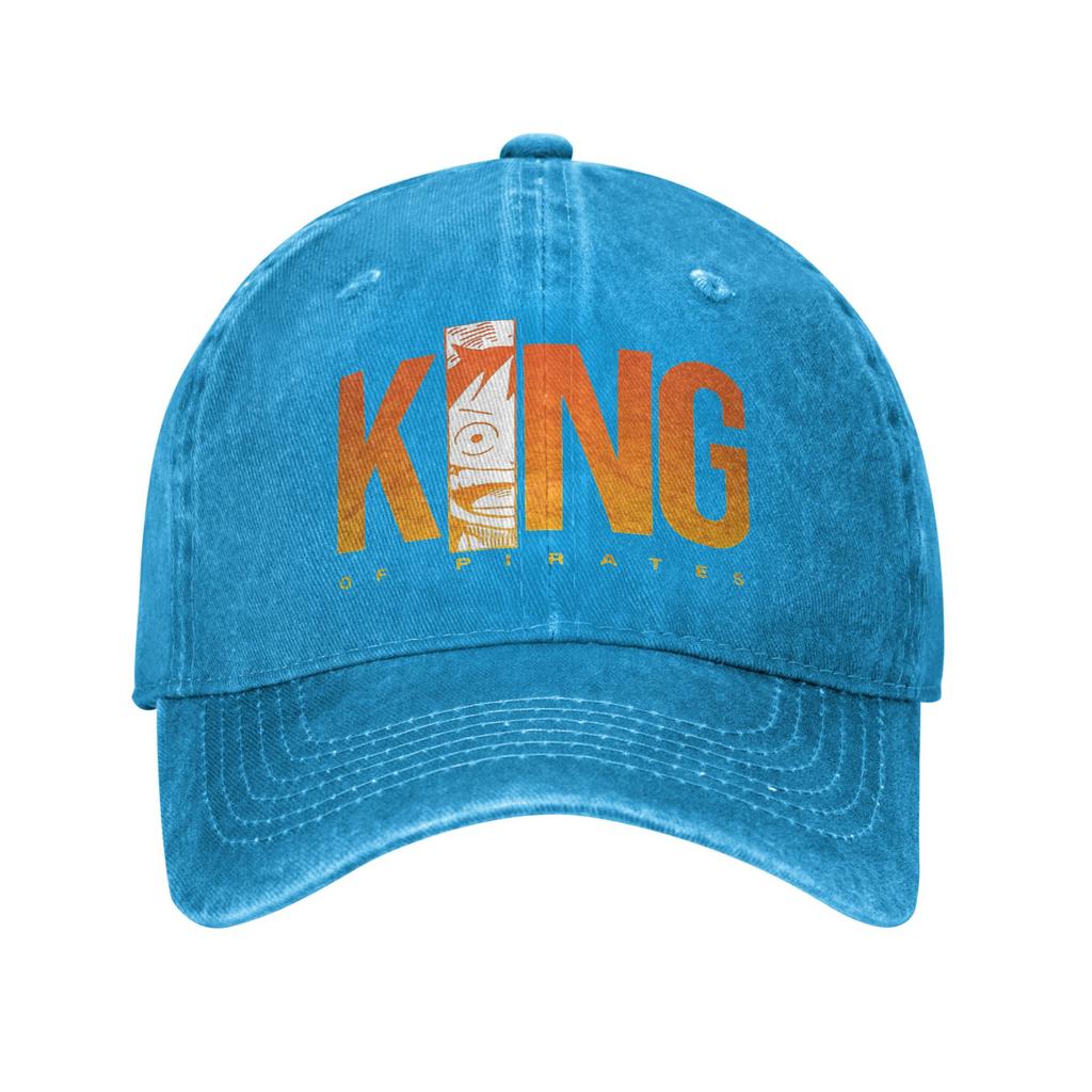 Pure Color Dad Hats King Of Pirates Womens Hat Sun Visor Baseball Caps One Piece Peaked Cap