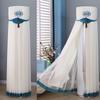 New Air Conditioning Cover With Vertical Cylindrical Shape Beautiful Appearance Dust-Proof Air Conditioning Cover Simple Design