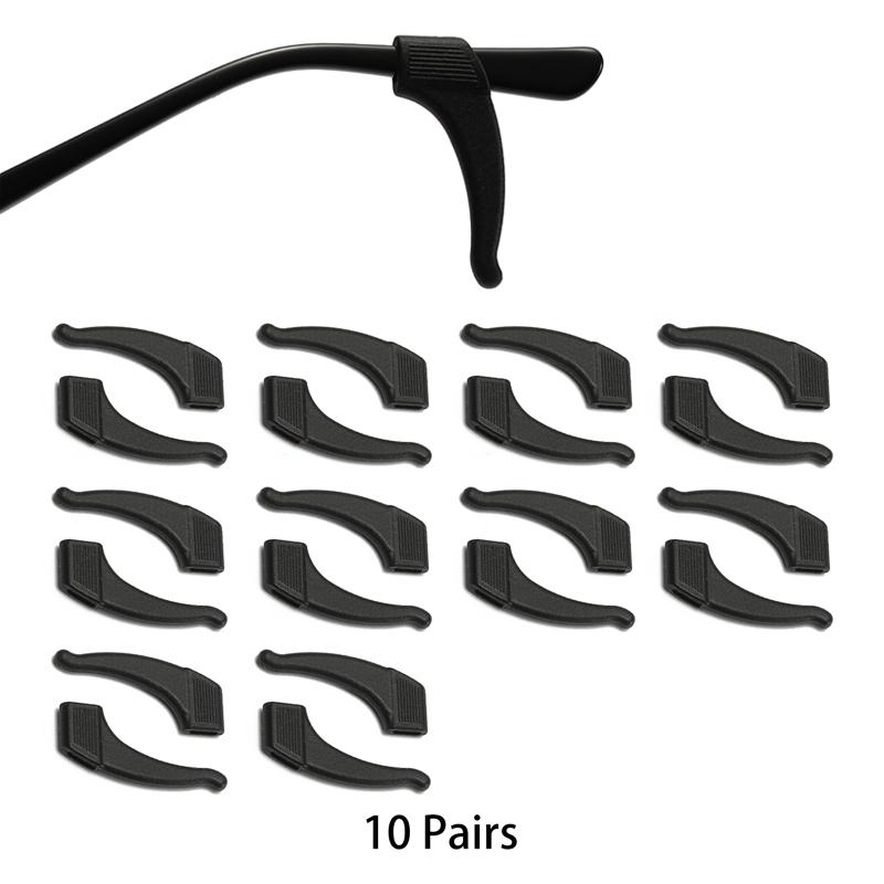 KAMMPT 5/10 Pairs Per Set Glasses Ear Hook New Multi-color Silicone Non-Slip Eyewear Ear Grips Soft Eyelasses Leg Fixing Hooks