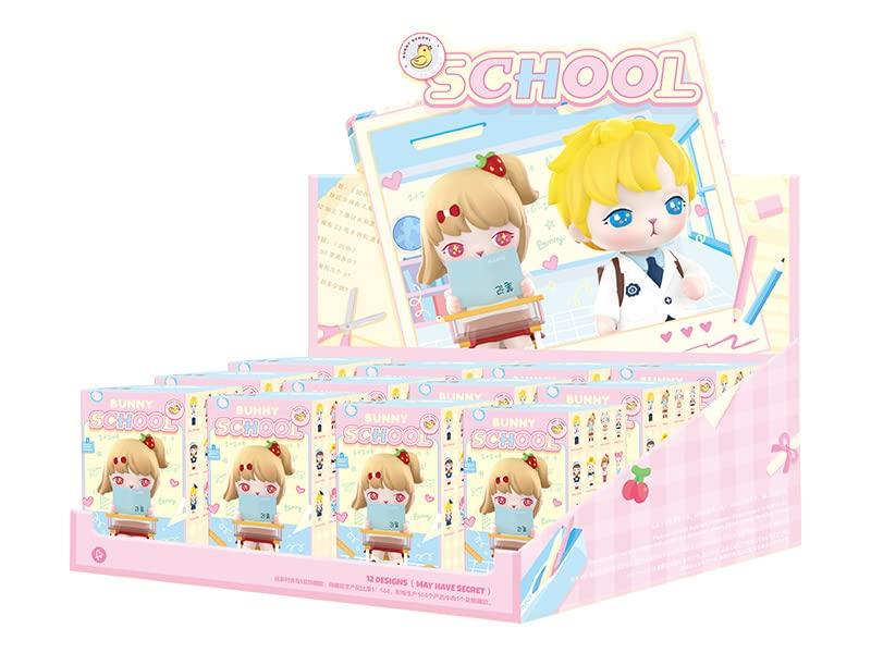 

POP MART BUNNY Школьная серия ПВХ и АБС Торговые фигурки Коробка из 12 штук
