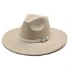Big Edge Jazz Top Hat Women'S 9Cm Brim Suede Peach Heart Top Fringed Hat