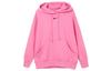 Abbigliamento Sportivo Felpa con Cappuccio Spessa e Foderata in Pile Colore Unico Manica Lunga Casual Donna Phoenix Fleece DQ5861-675