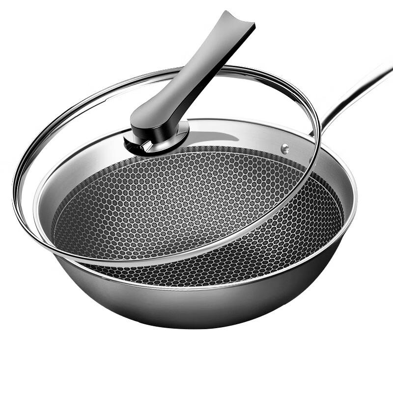 Kangbach 304 Stainless Steel Honeycomb Non-stick Wok