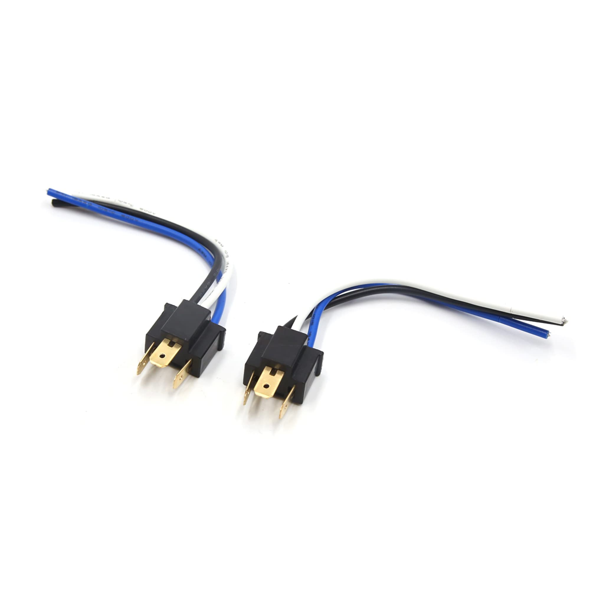 uxcell Car Headlamp Fog Light Wired Male Wire Bundle Socket