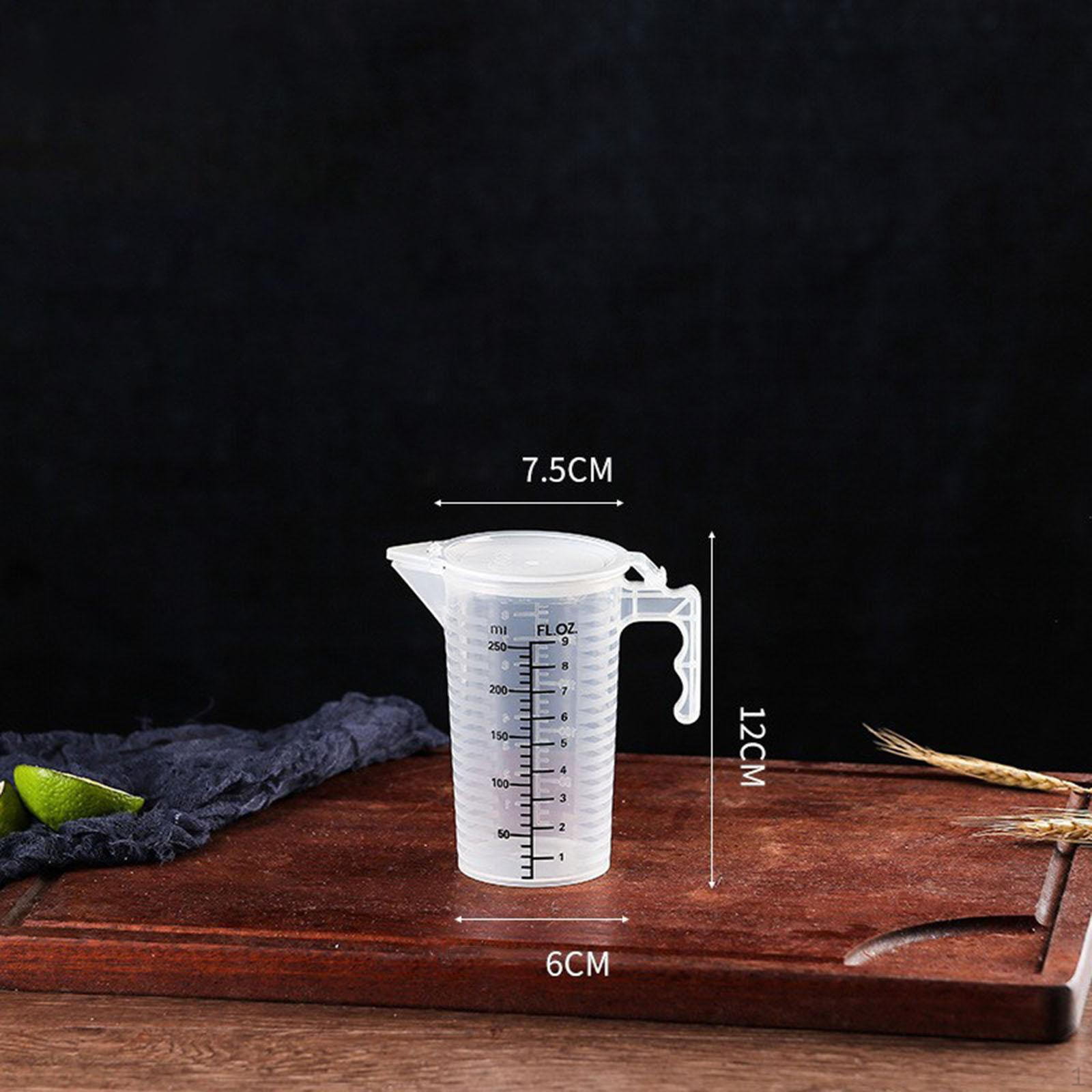 

Прозрачный мерный стаканчик, контейнер, многофункциональный кувшин для воды, кухонная утварь 250ml