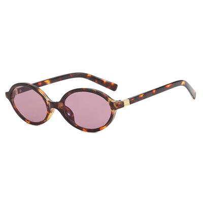 Ins 2024 Luxury Designer UV400 Sunglasses Women Men New Trendy Oval Sun Glasses Ladies Vintage Small Round Eyewear