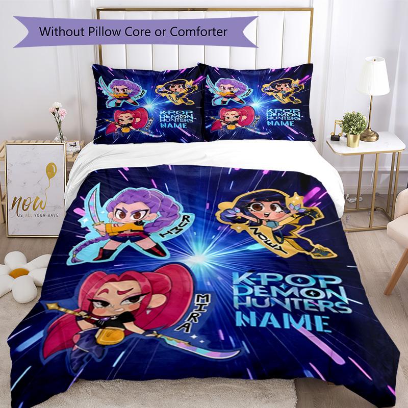 Hunters Customize Your Name Bedding Set Breathable Duvet Cover with Pillowcases Home Decoration Birthday Gift