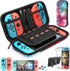 Etui na Switch Kompatybilne z Nintendo Switch, Zestaw 9 w 1 Akcesoriów z Etui do Przenoszenia, Dockowalny Etui Ochronne