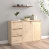 VidaXL Buffet Storage Cabinet Home Organizer Living Room Cabinet Interior Furniture 111x34x75 Cm 813804