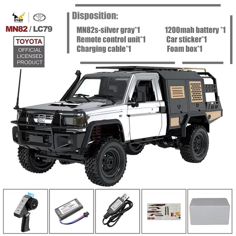 MN82 MN82 Pro Remote Controlled Climbing Off-road Vehicle 1:12 Full scale 4WD For Toyota LC79 Simulation RC Model Toy Rc Car