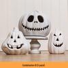 Luminous White Pumpkin Lantern: Large Halloween Decoration for Shopping Malls & Theme Events