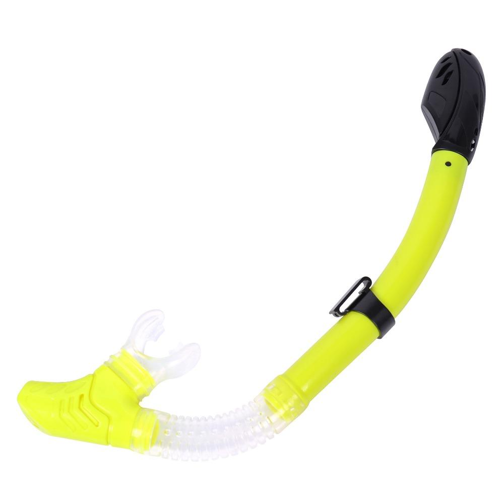 Full dry breathing tube, silicone snorkeling tube