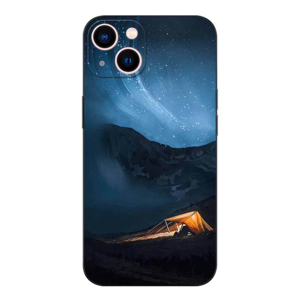 Black tpu Case For Samsung galaxy S22 S20 S21 FE PLUS ultra+S10 E lite back cover night starry sky