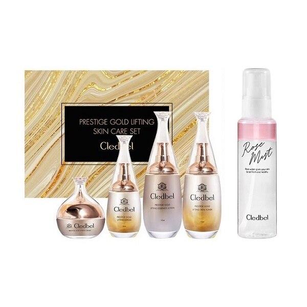 Prestige Gold Lifting Skincare 4-piece Set + Rose Mist 100ml Prestige Gold Lifting Skincare 4-piece set