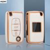 Tpu Car Flip Key Case Cover Shell Fob Keyless For Peugeot 107 207 307 308 407 607 3008 5008 For Citroen Xsara Picasso C5 C6 C8
