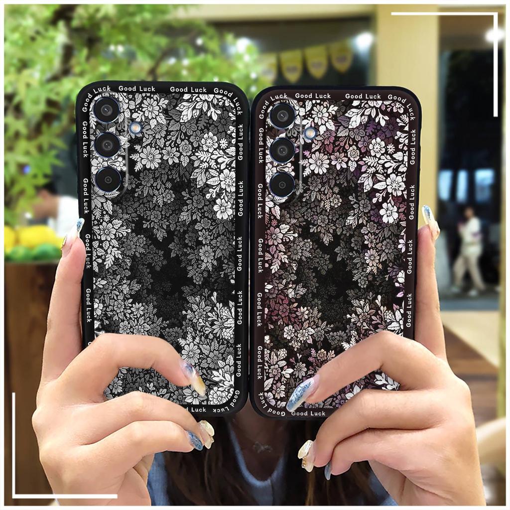 Custodia Protettiva alla Moda per Samsung Galaxy A36 5G/SM-A366B Antipolvere Antiurto Resistente allo Sporco Grafite TPU