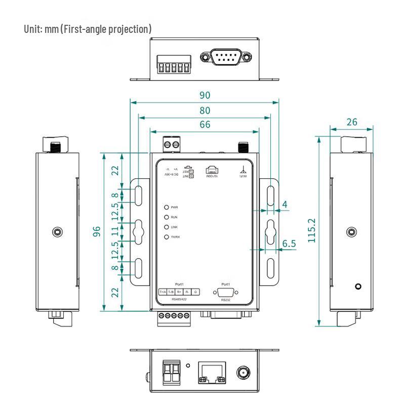 Maiwei Industrial Wi-Fi 5 Dual-Band Wireless Client (CN version)