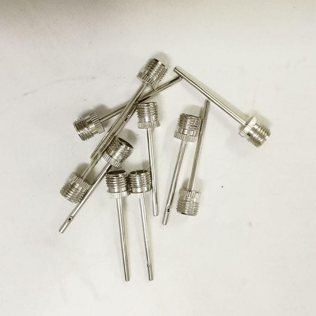 20Pcs Stainless Steel Inflatable Needle Air Valve Adaptor Pump Needles for Inflating Balls Air Pump Needle Easy To Use
