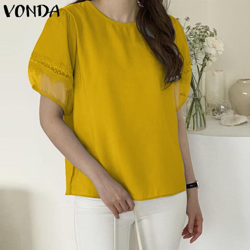 

Летние женские топы с пышными рукавами VONDA