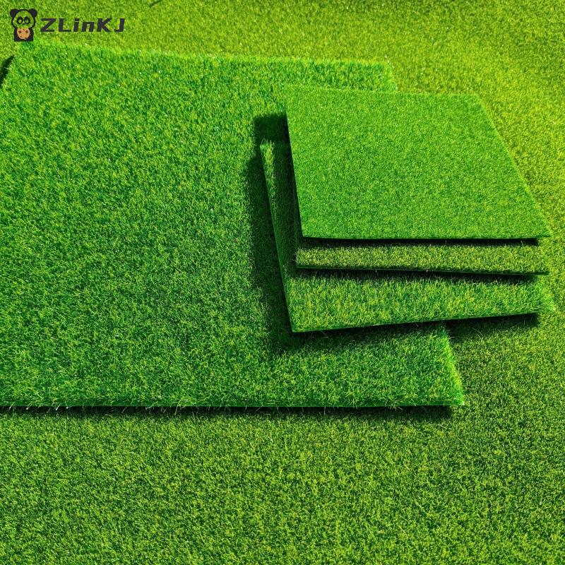 1/2PCS 3mm 5mm 8mm Thick 15/30cm Square Artificial Lawn Carpet Grass Mat DIY Project Model Scene Railway Layout Accessories